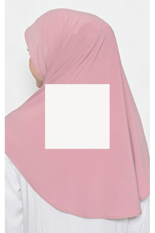 Segitiga Instan Oval Kania Dusty Pink